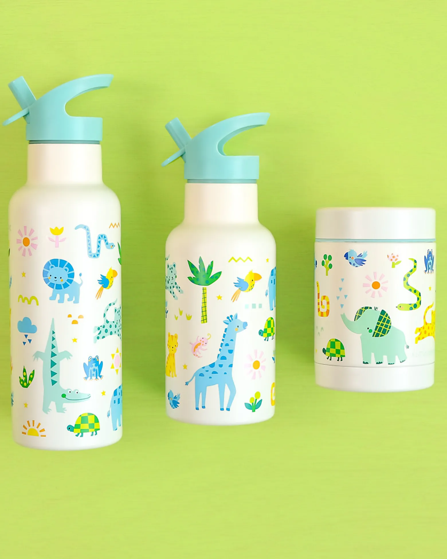 Thermos Porta Cibo in Acciaio Inossidabile - 300 ml - Giungla