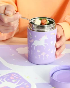 Thermos Porta Cibo in Acciaio Inossidabile - 300 ml - Unicorni