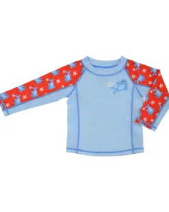Top Maniche Lunghe da Bagno - Rash Guard per Neonato - Sunny la Foca