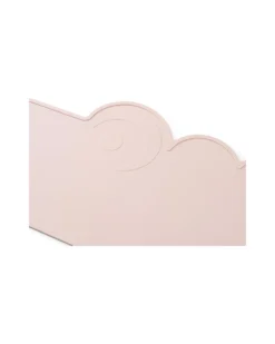 Tovaglietta in Silicone Alimentare con Bordo Rialzato - Croco - Cipria