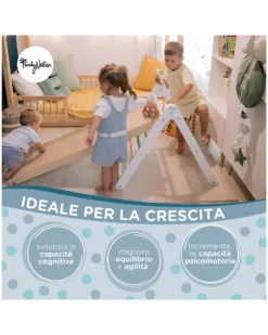 Triangolo Montessori Pikler Rainbow - Sunny Beach - Sviluppa Equilibrio e Agilità