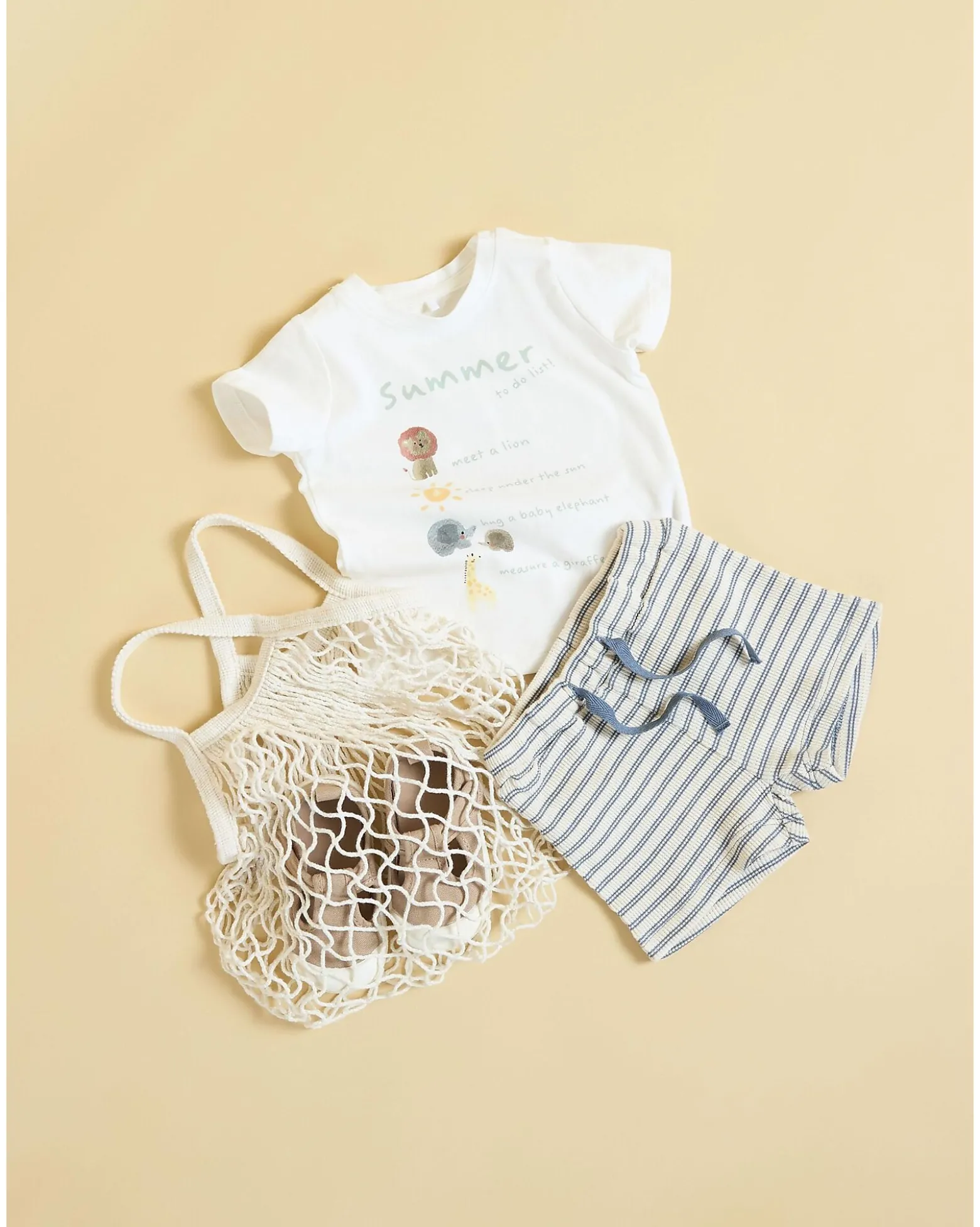 T-Shirt - Animali - Bianco - Cotone Bio
