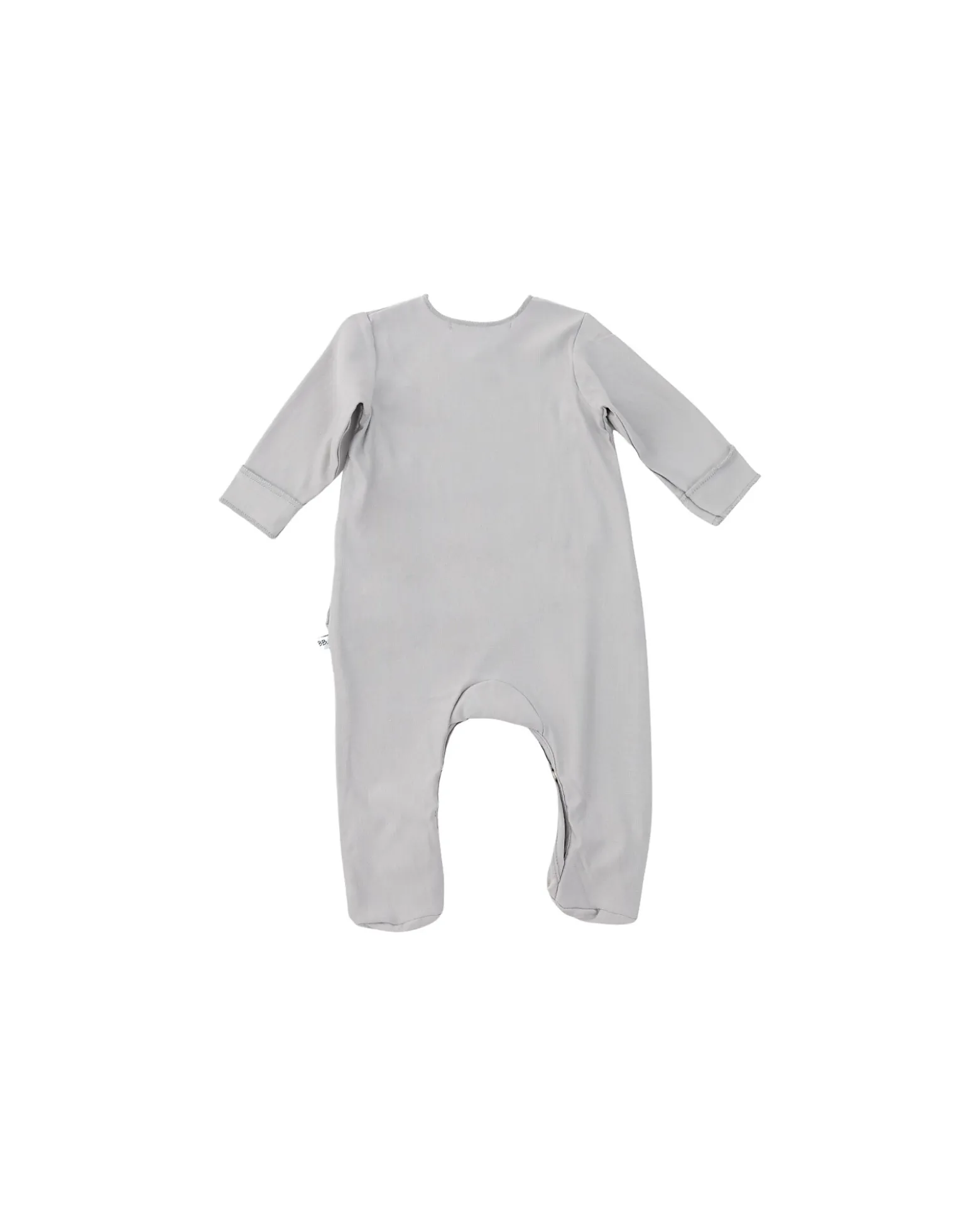 Tutina con Piedi Pure - Grigio - Bambù Bio Elasticizzato