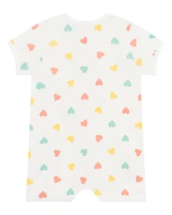 Tutina Senza Piedi Notte - 100% Cotone - Cuori