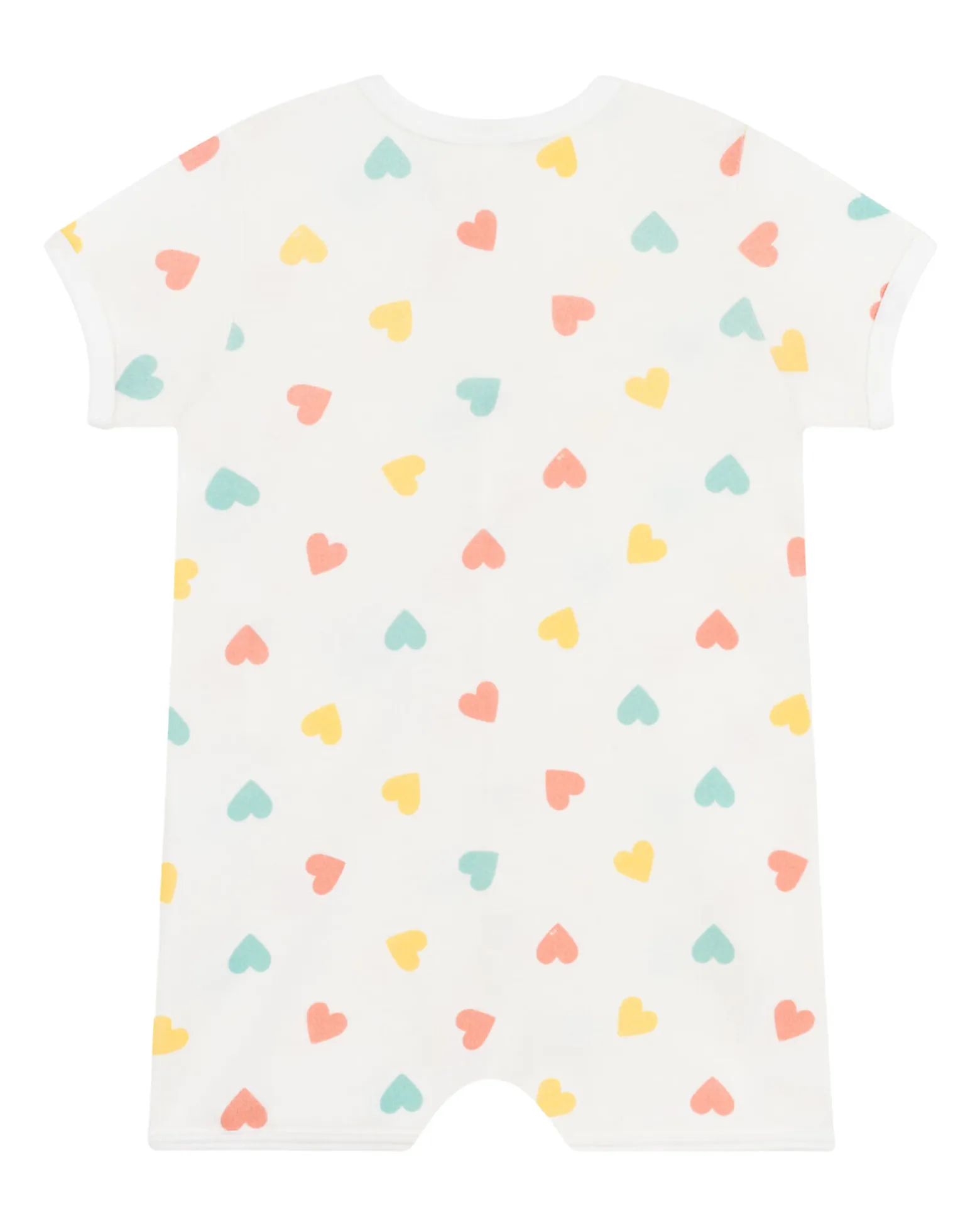 Tutina Senza Piedi Notte - 100% Cotone - Cuori