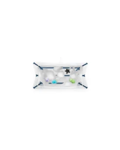 Vaschetta da Bagno Flexi Bath XL - con Supporto per Neonati - Trasparent Blue