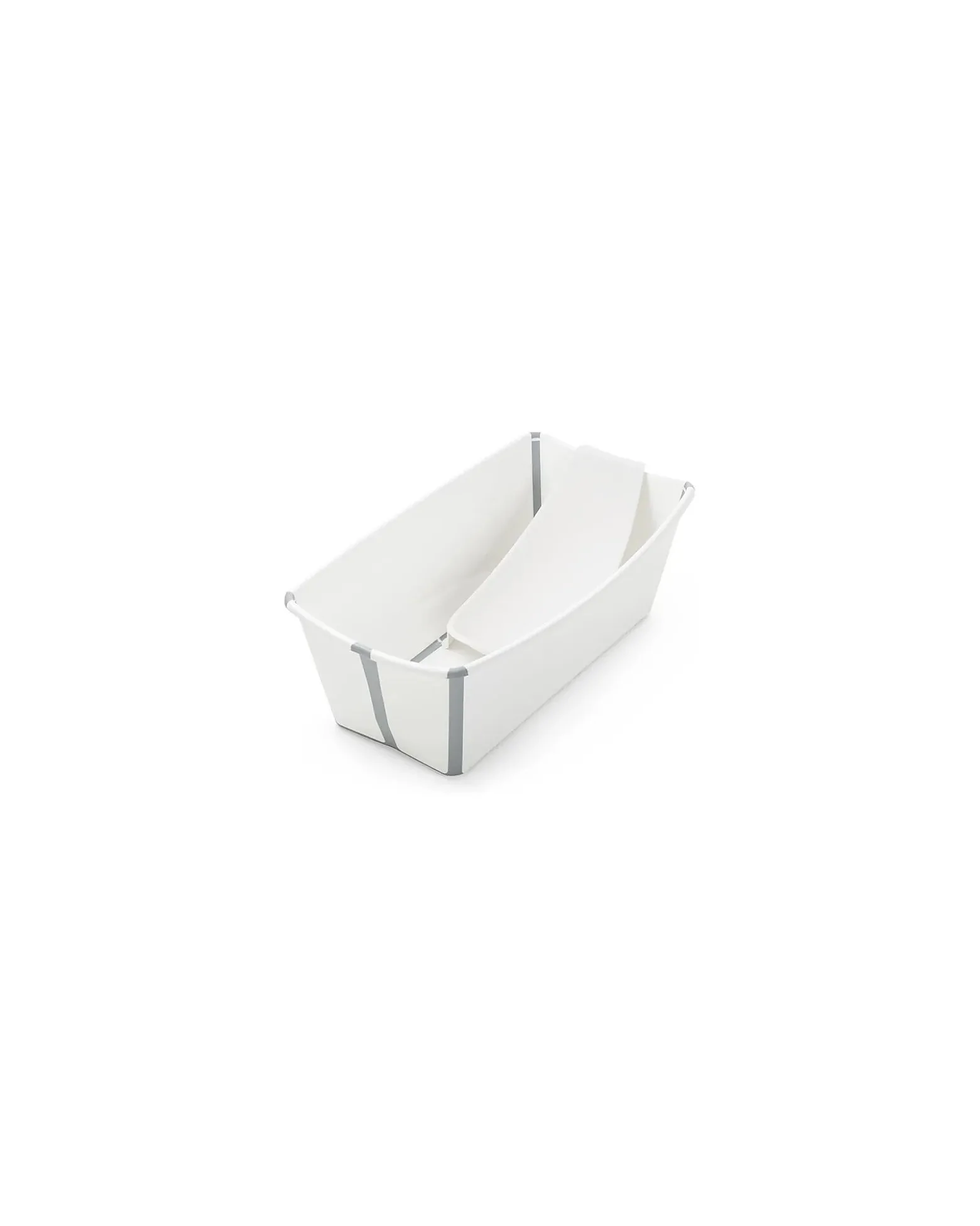 Vaschetta Pieghevole con Supporto - per Neonati e Bambini - Flexi Bath - Bianco