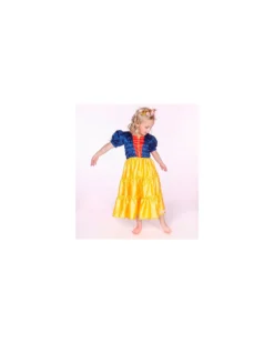 Vestito Selina - Blu Rosso Giallo - Trasformati in una Principessa delle Fiabe!