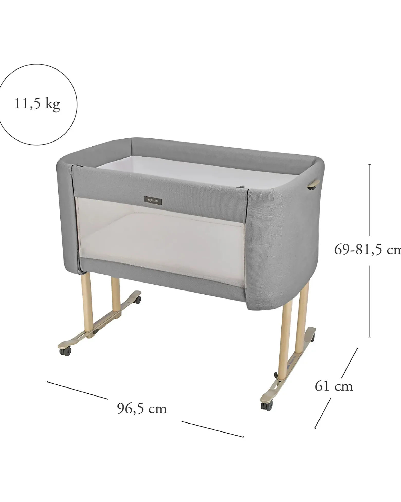 Welcome Bed - Shiva Grey - Culla Co-sleeping progettata per il Baby Wellness