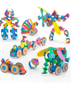 Wheel Creator Pack - 72 Pezzi - Gioco Magnetico STEAM - 6+ Anni