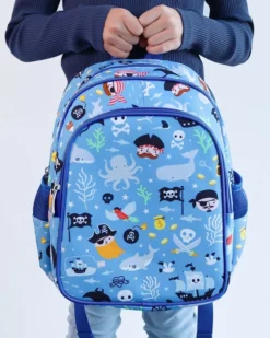 Zainetto Grande con Tasca Termica - Pirati - 27x32x19 cm - Mantiene cibi e bevande freschi!