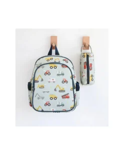 Zainetto Grande con Tasca Termica - Veicoli - 27x32x19 cm - Mantiene cibi e bevande freschi!