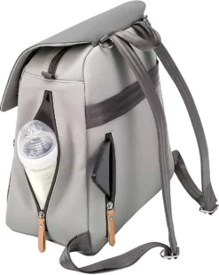 Zaino Meta - Grigio Perla - Soluzione Ultraleggera Funzionale ed Elegante per Te e il tuo Bambino!
